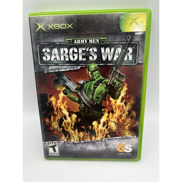 Army Men: Sarge's War (Microsoft Xbox, 2004) Complete In Box - Picture 1 of 8